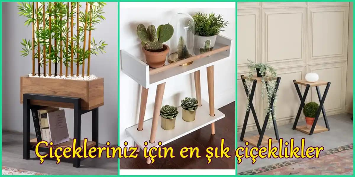 Oturma Odası Dekorasyonunda Şık ve Fonksiyonel Ayaklı Çiçeklikler