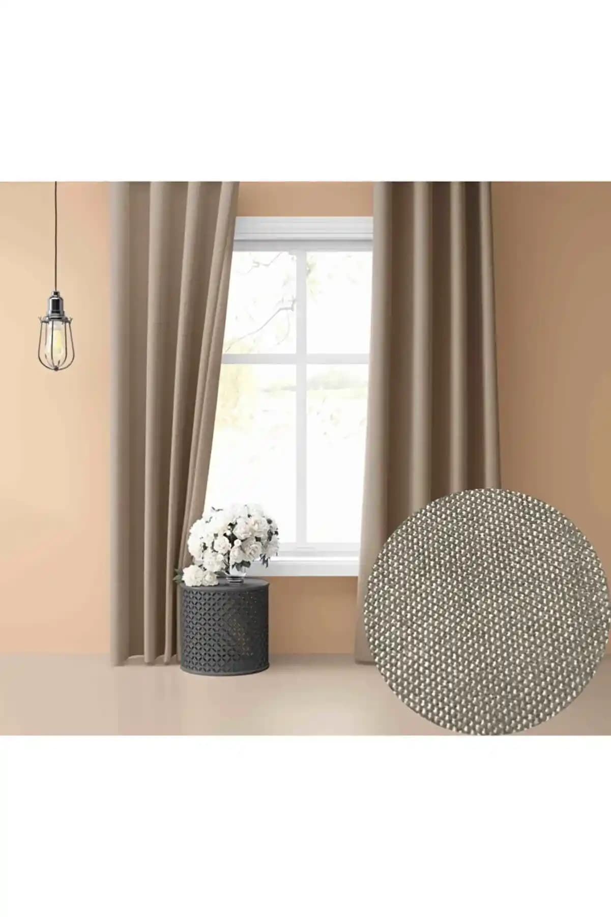 Perle Home Elegant Fon Perde: Modern ve Şık Tasarımıyla Ev ve Ofis Dekorasyonuna Uyum Sağlar