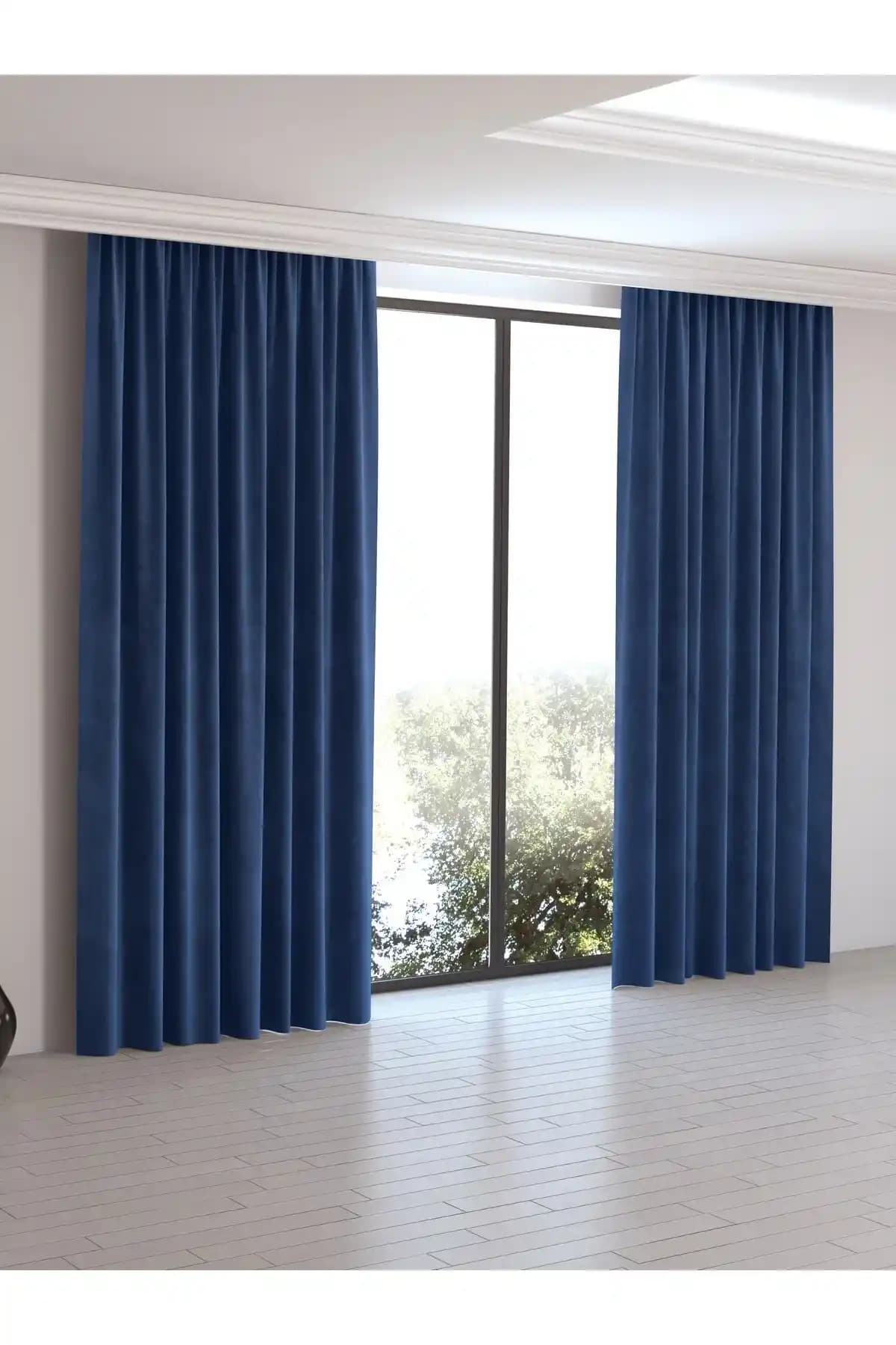 Perle Home Safir Kırmızı Fon Perde ile Modern ve Canlı Ev Dekorasyonu