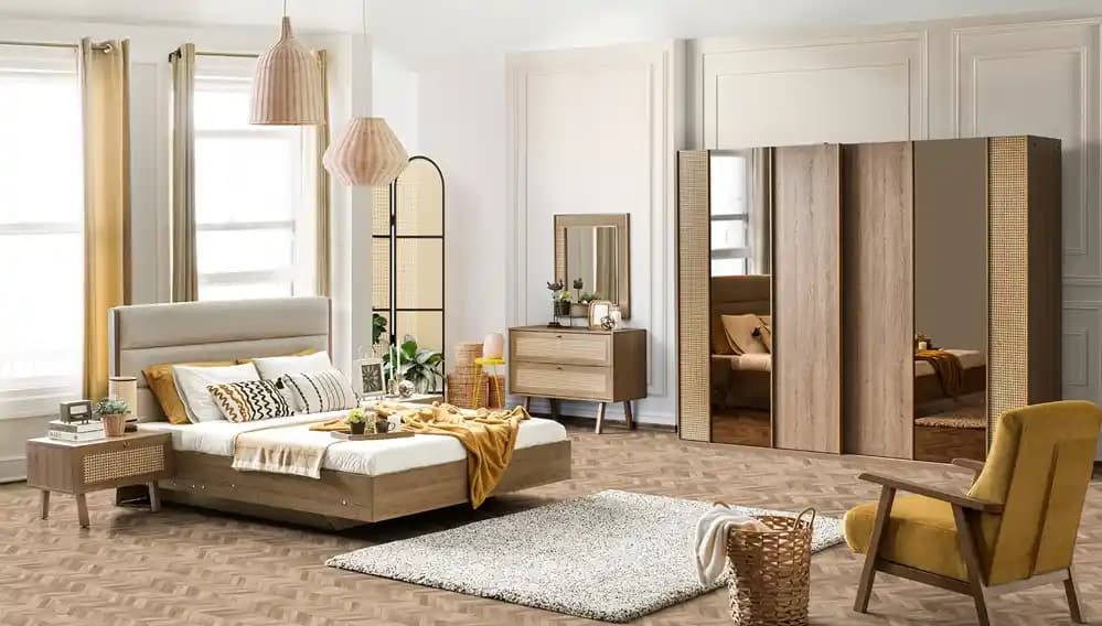 Rattan Malzemesiyle Şık ve Klas Yatak Odası Dekorasyonları Rehberi