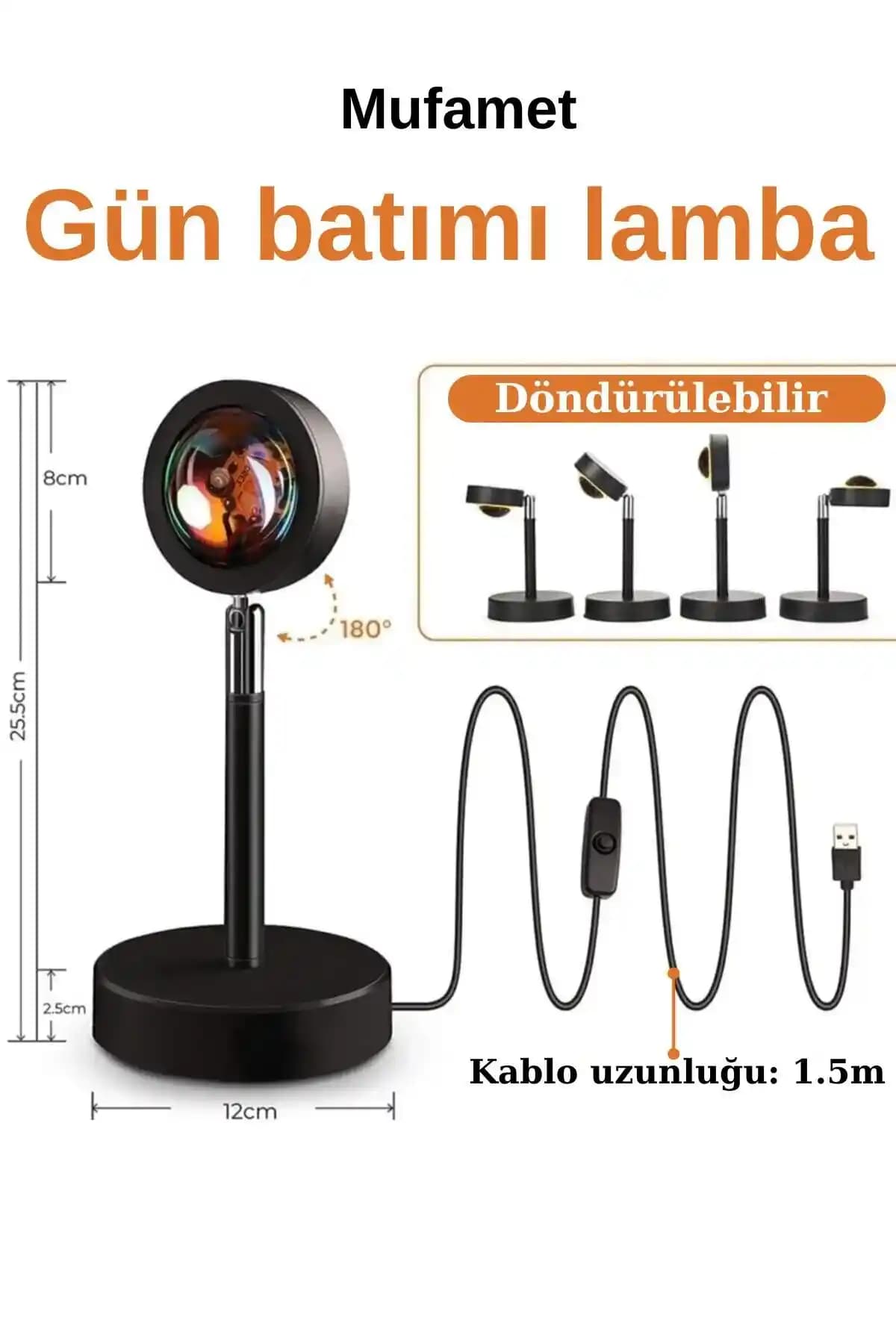 Romantik ve Modern Masa Lambası Projeksiyon Özelliğiyle Atmosferi Yeniden Tanımlıyor