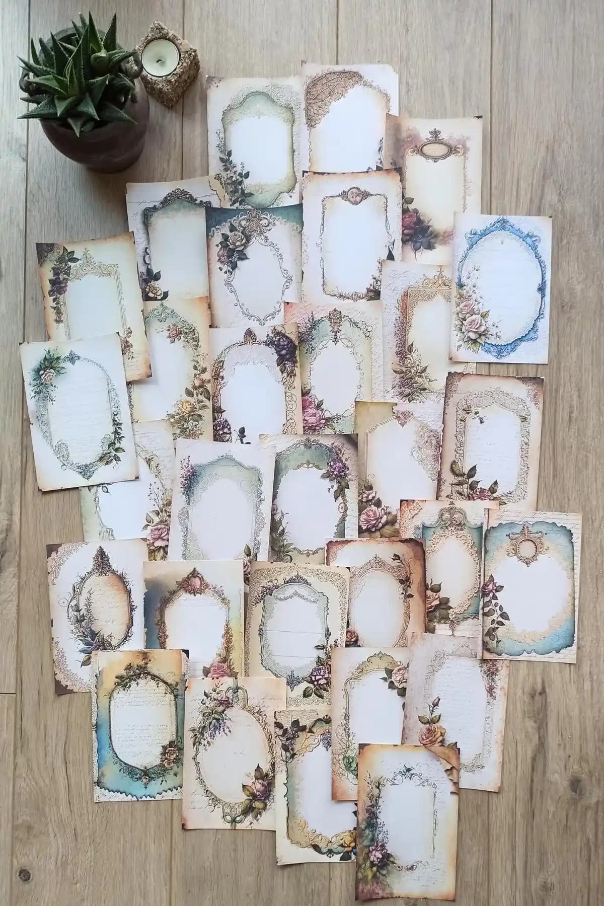 Rustik Eskitme Çerçeve ve Vintage Severler İçin Estetik Yaklaşımlar