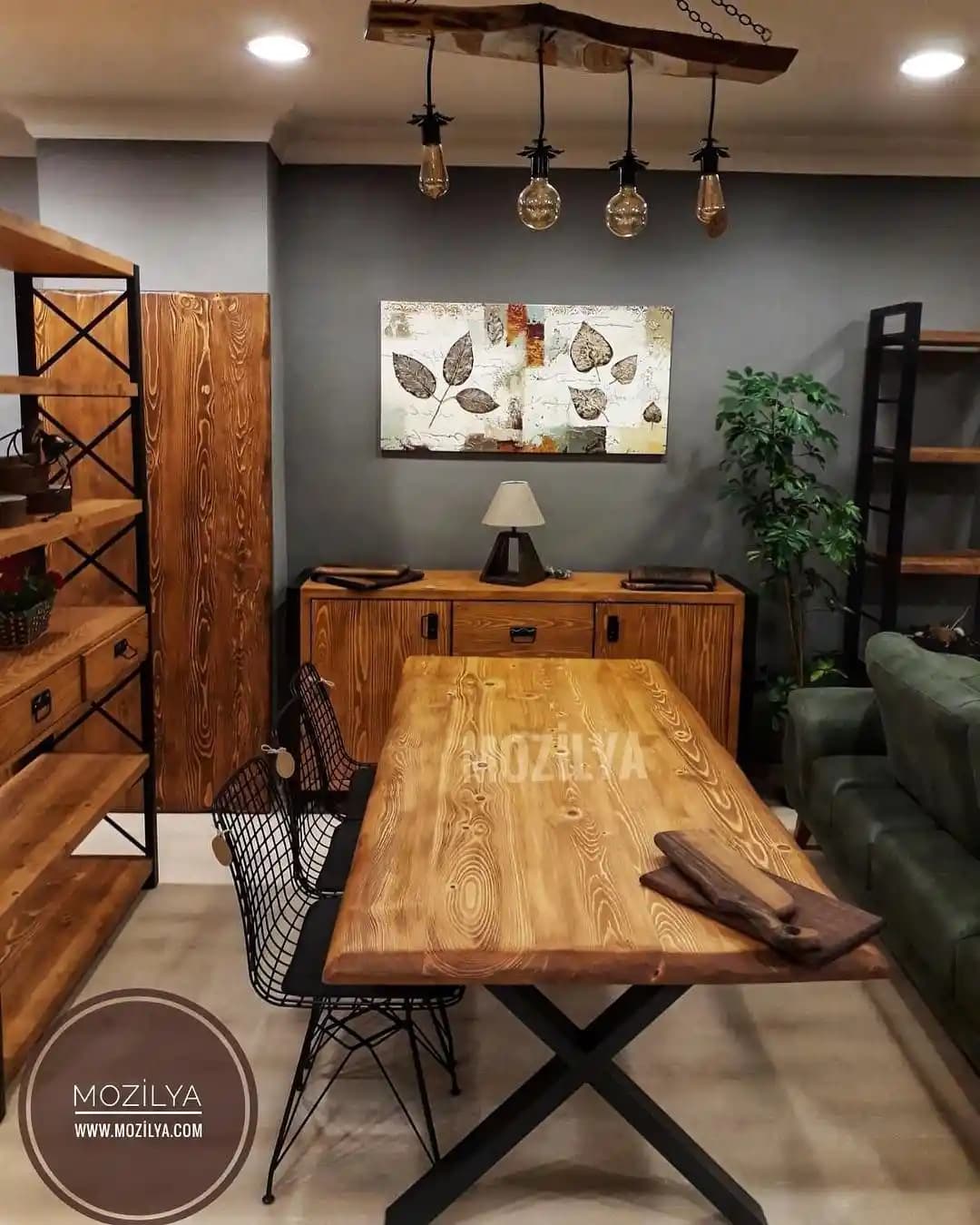 Rustik ve Doğal Kütük Mobilyalar: Ev Dekorasyonunda Doğallık ve Sıcaklık Yaratır