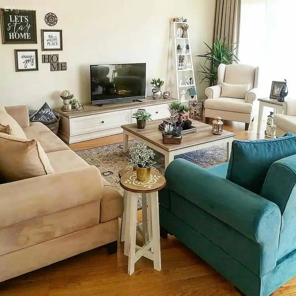 Salon Dekorasyonunda Çiftli Koltuk Kullanımı ve Dekorasyon İpuçları