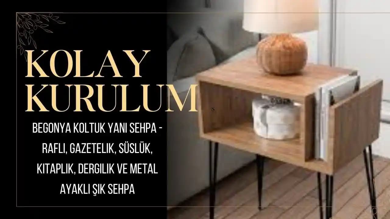 Şık Masa Yanı Sehpa Seçimi ve Dekorasyon İpuçlarıyla Mekanlarınızı Güzelleştirin