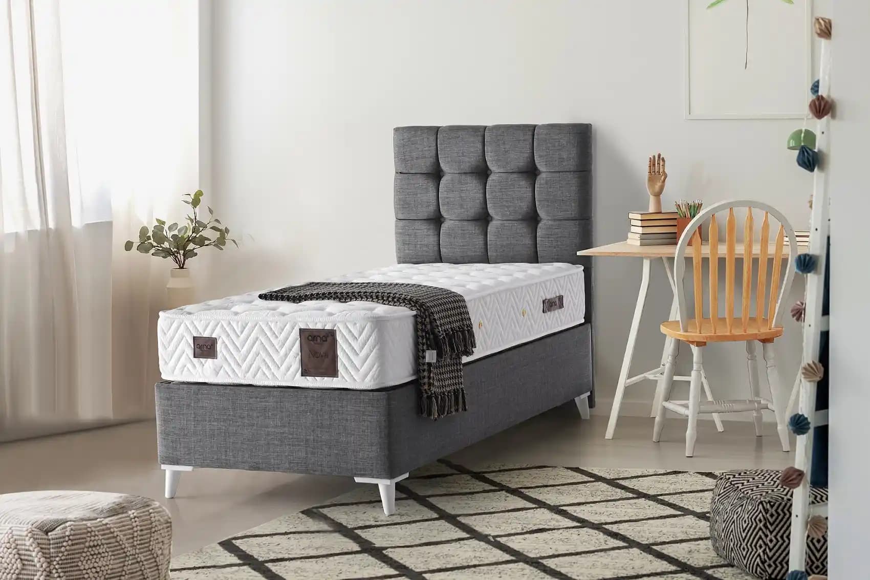 Şık ve Fonksiyonel Tek Kişilik Yatak Takımlarıyla Yatak Odası Dekorasyonunuzu Geliştirin