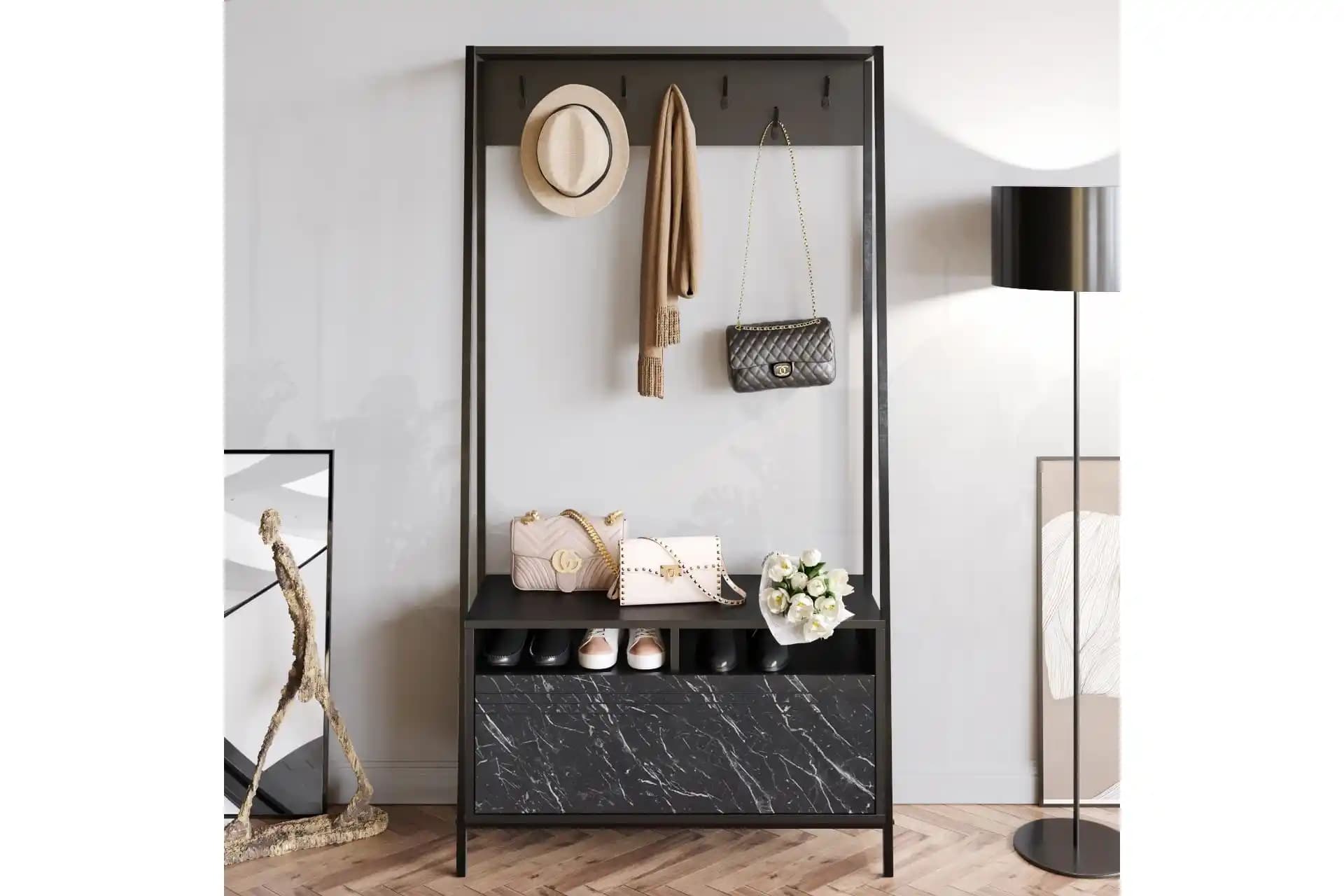 Siyah Portmanto Modelleri ve Alternatifleri: Modern ve Fonksiyonel Seçenekler