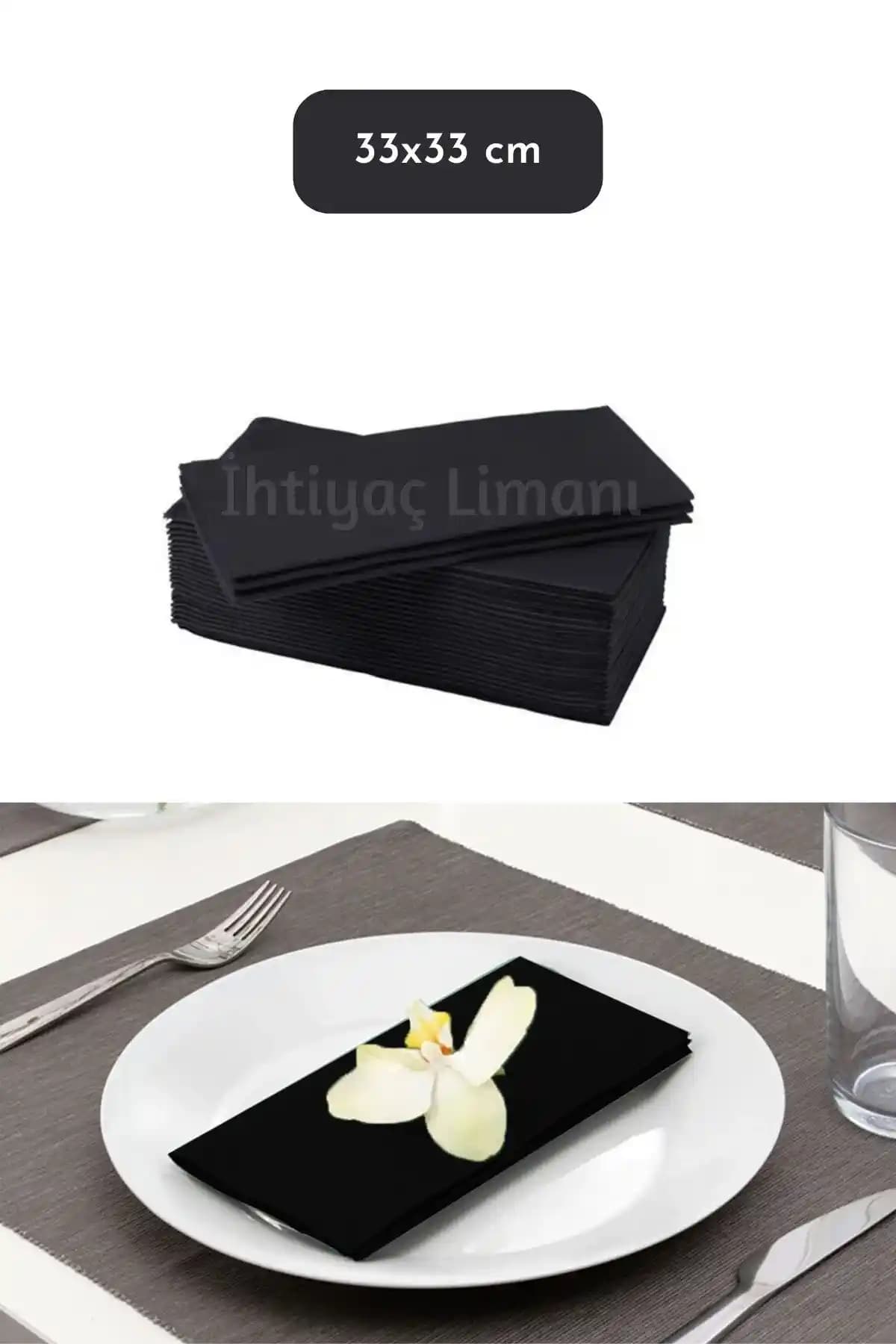 Siyah ve Kraft Renkli Kağıt Peçete Alternatifleri Malzeme ve Tasarım Seçenekleri