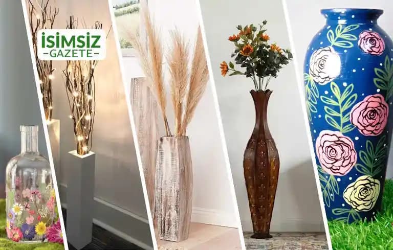 Vazolarla Özgün Dekorasyon Yaratmanın Temel İpuçları ve Malzeme Seçenekleri