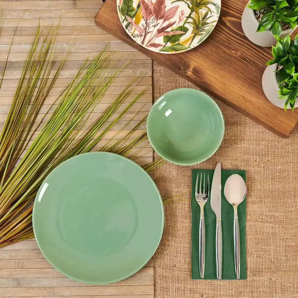 Yeşil Dekoratif Servis Tabağı Modelleri Doğadan İlham Alan Zarif Seçenekler