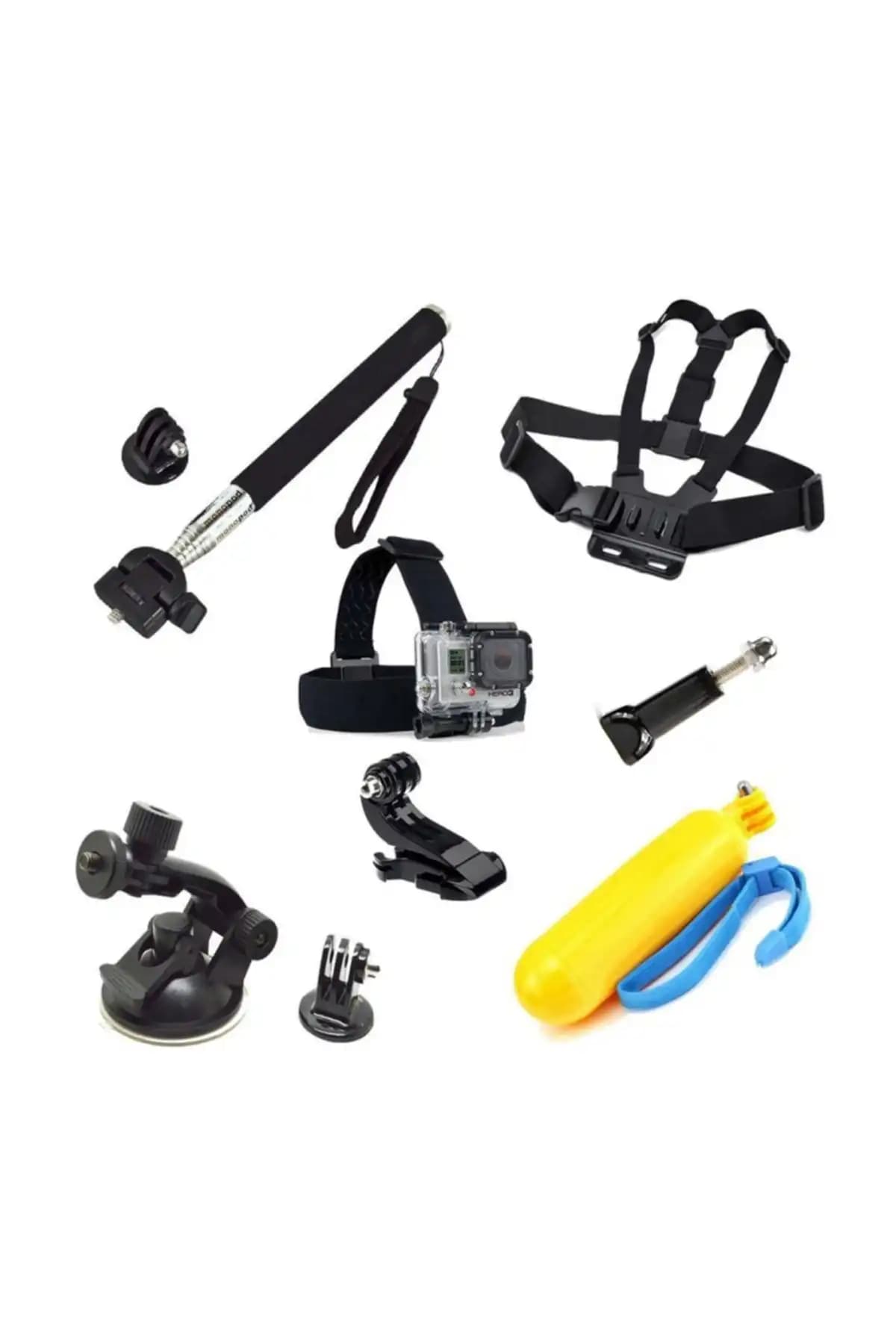 GoPro Uyumlu Aksesuarlar Karşılaştırması: 9 Parça Seti ve Vakumlu Vantuz Ürünleri 1