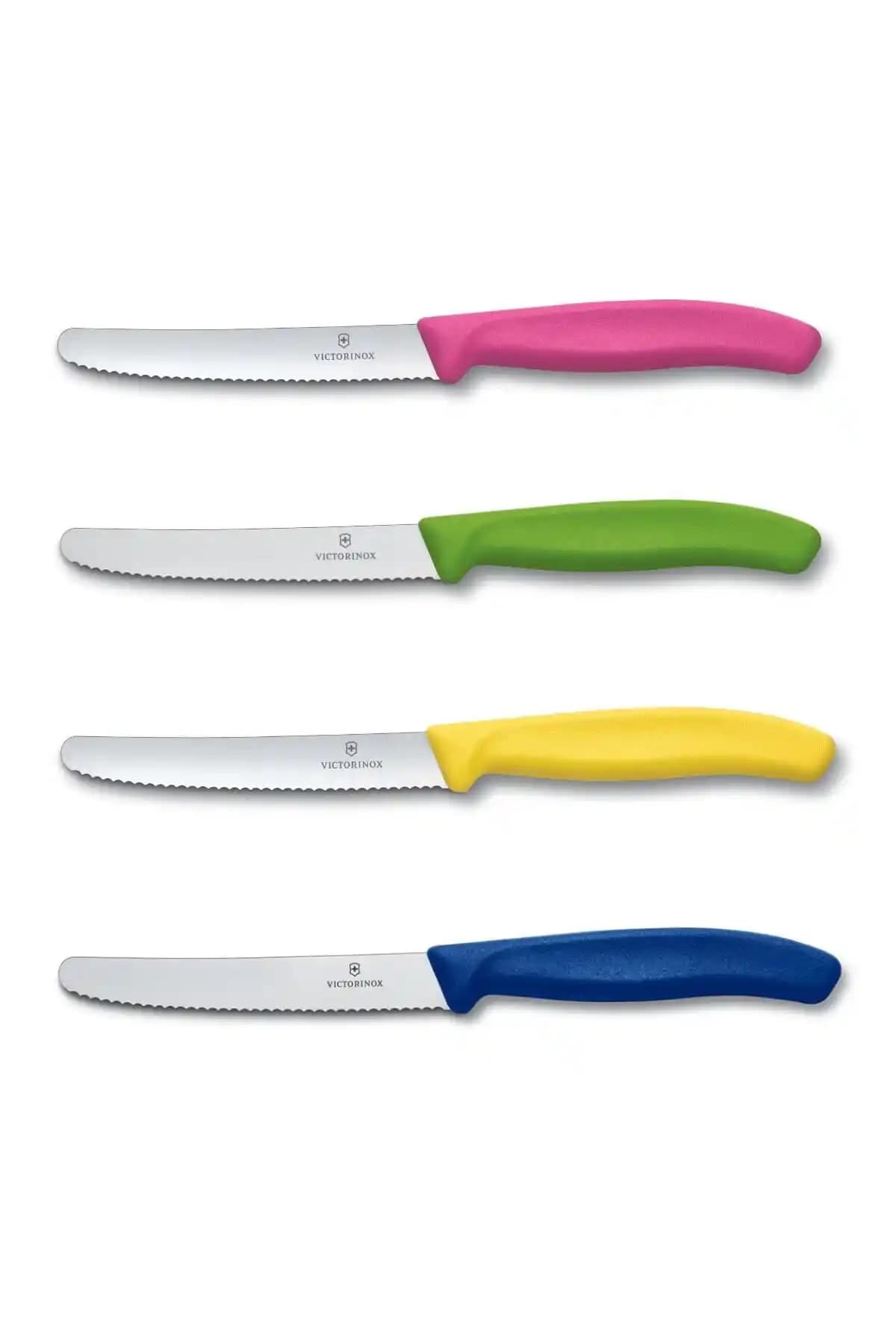Victorinox Renkli ve Siyah Tırtıklı Soyma Bıçakları Karşılaştırması