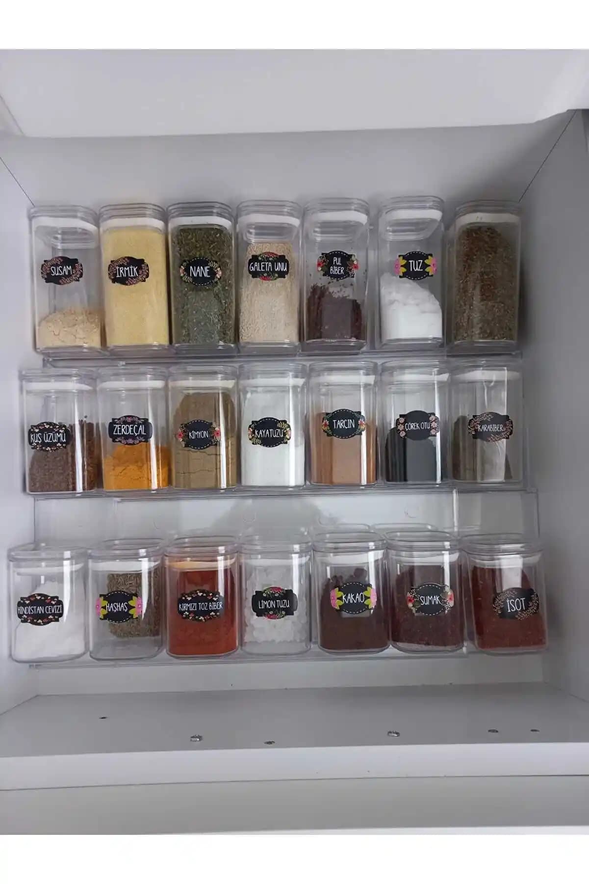 Çekmece Baharatlıklarıyla Mutfakta Şıklık ve İşlevsellik Sağlayan Çözüm