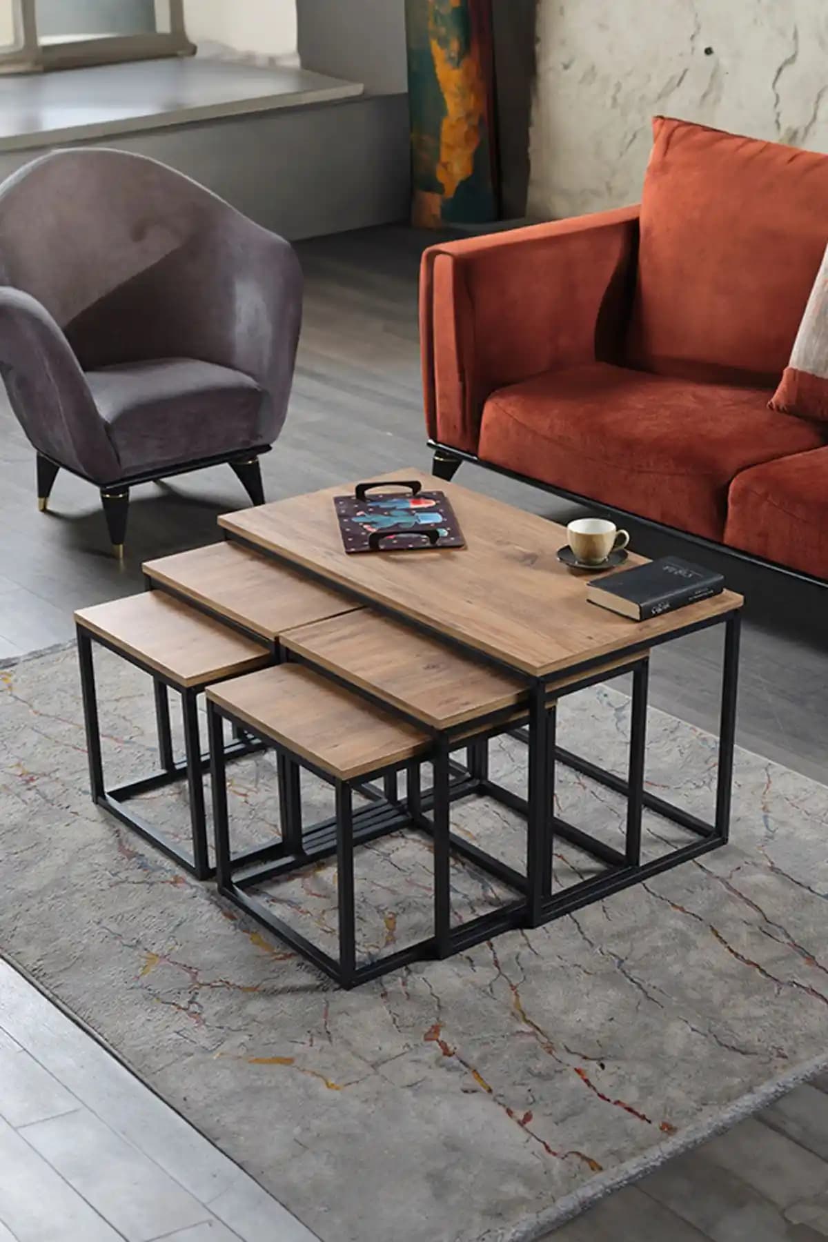 Çoklu Orta Sehpa ile Modern ve Fonksiyonel Dekorasyon Çözümleri