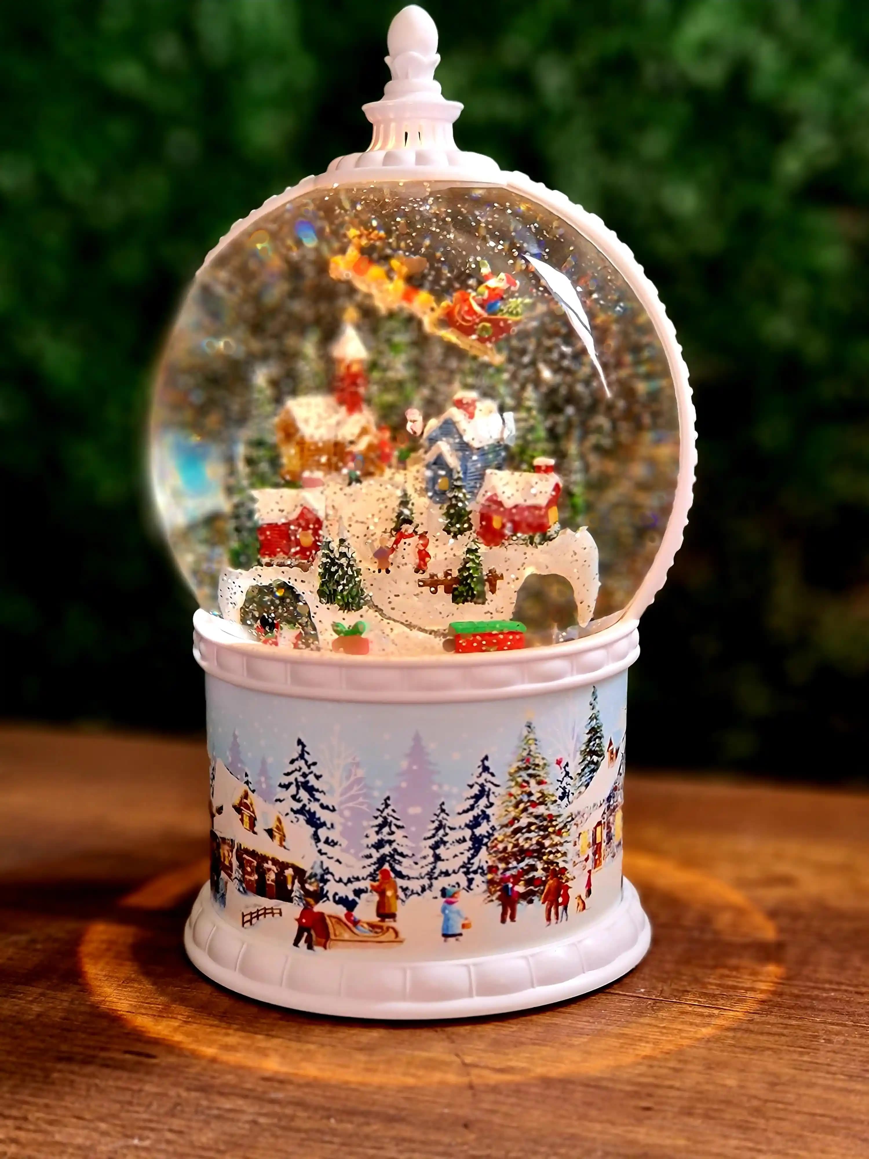 Işıklı Müzikli Kar Küresi ile Ev Dekorasyonunuza Büyüleyici Dokunuşlar Katın