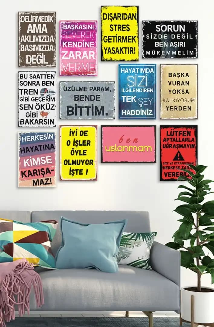 MDF Tablo Setleri ile Ev Dekorasyonunuza Şıklık Katmanın Yolları