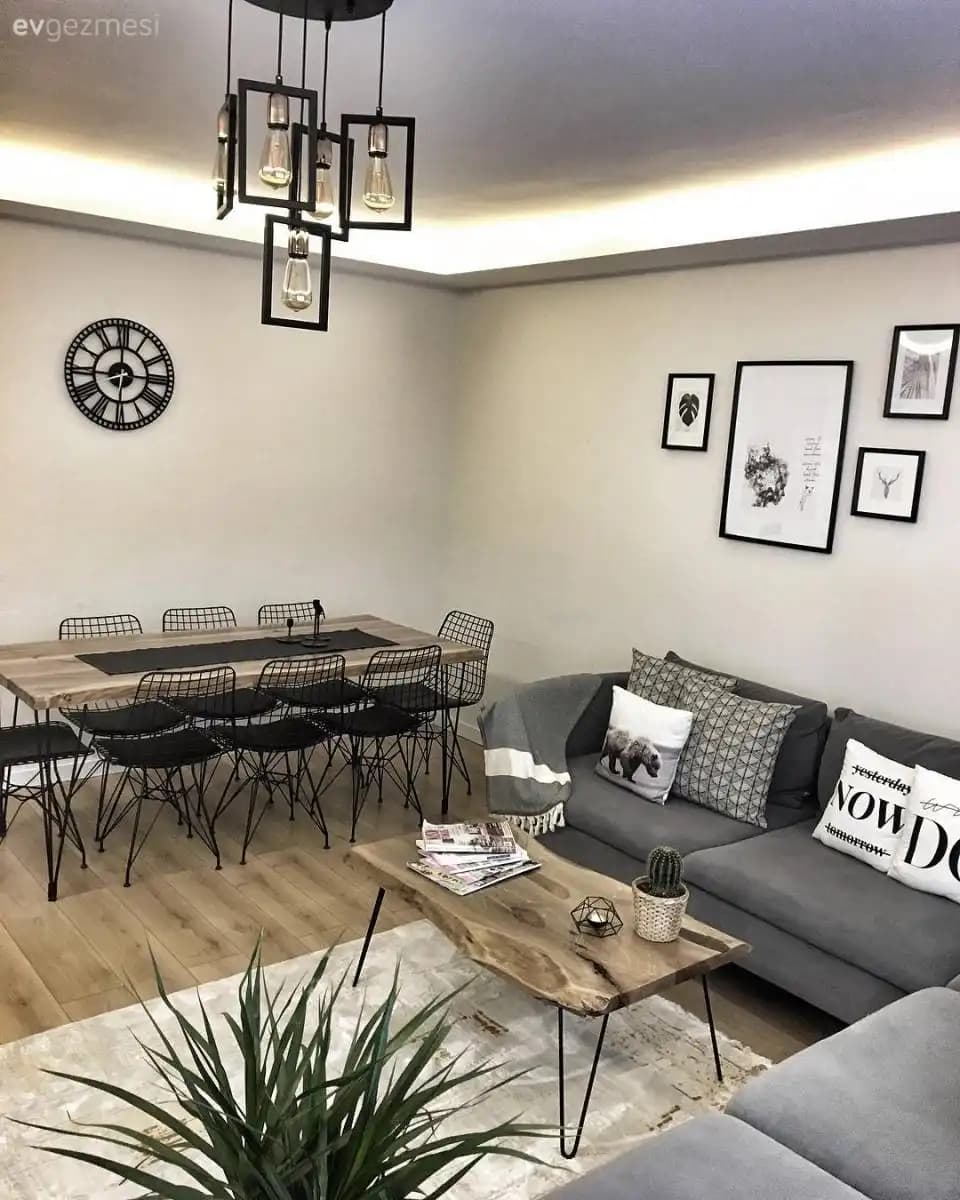 Modern küçük ev dekorasyonu ile şıklık ve fonksiyonelliği bir arada yakalayın