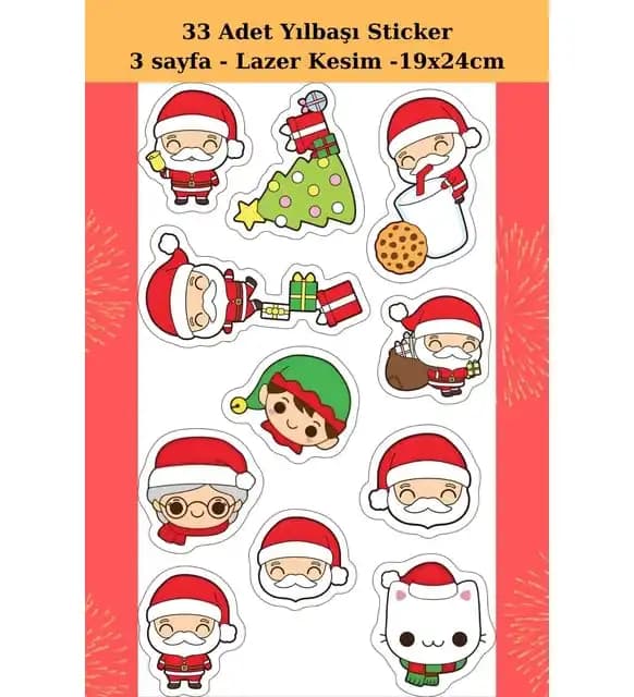 Noel Baba Sticker ile Ev ve Mekan Dekorasyonunuzu Canlandırmanın Pratik Yolları