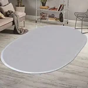 Oval Peluş Halı ile Modern ve Şık Dekorasyon Çözümleri Sunar