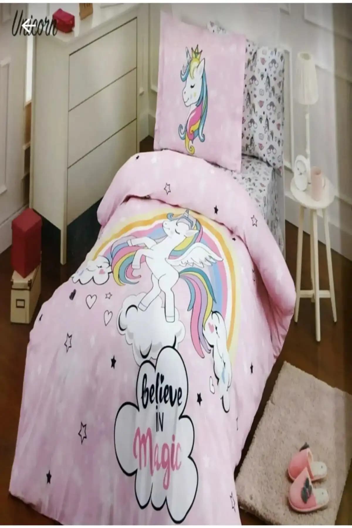 Ozdilek Unicorn Tek Kişilik Nevresim Takımı ile Çocuk Odalarına Renk ve Hayal Gücü Katın