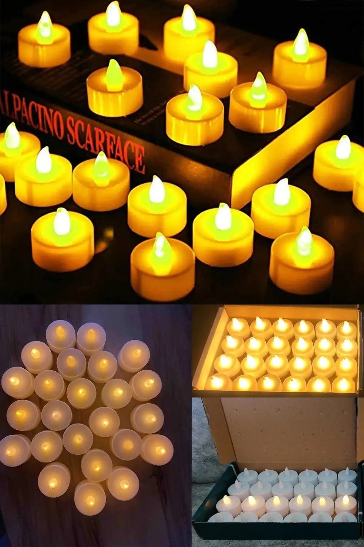 Pilli LED Mumlar ile Modern ve Güvenli Dekorasyon Çözümleri