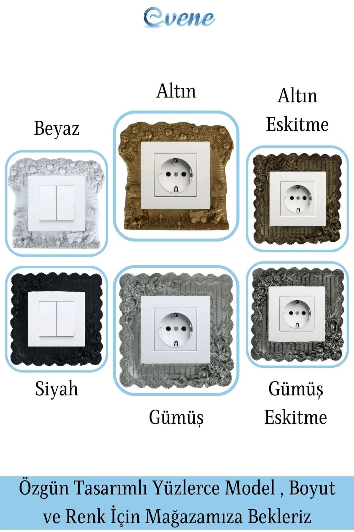 Priz Çerçevesi Süsleriyle Dekorasyonda Şıklık ve Fonksiyonellik Sağlayın