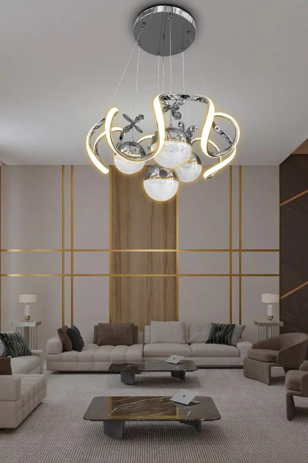 Salon Dekorasyonunda LED Avize Kullanımı: Modern ve Şık Aydınlatma Çözümleri