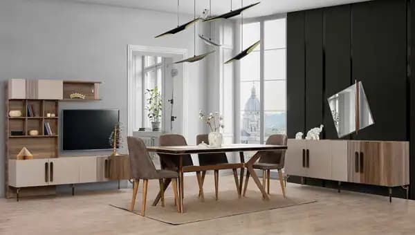 Salon ve Yemek Odası İçin Uygun Ölçüler ve Dekorasyon İpuçları