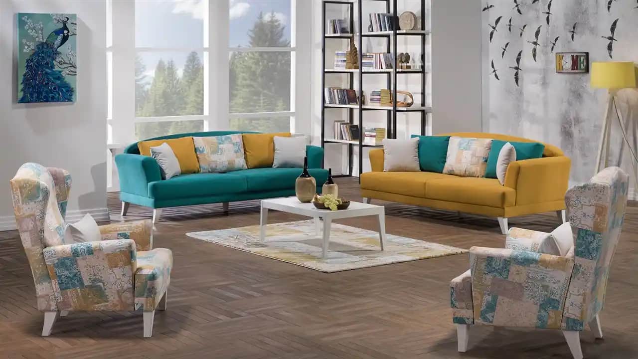 Sarı ve Yeşil Renklerin Büyüleyici Uyumu: Koltuk Dekorasyonunda Yaratıcı Fikirler