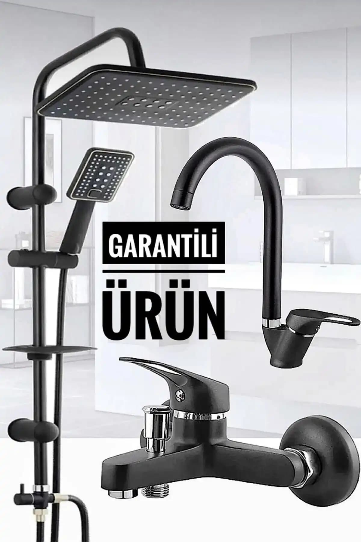 Siyah Banyo Duş Setleri: Modern Dekorasyon ve Fonksiyonellik İçin En İyi Seçenekler