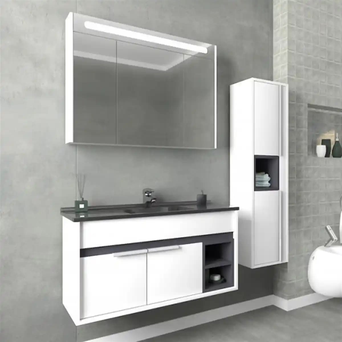 Siyah Lavabolu Banyo Dolabı: Modern ve Şık Dekorasyon için En İyi Seçenekler