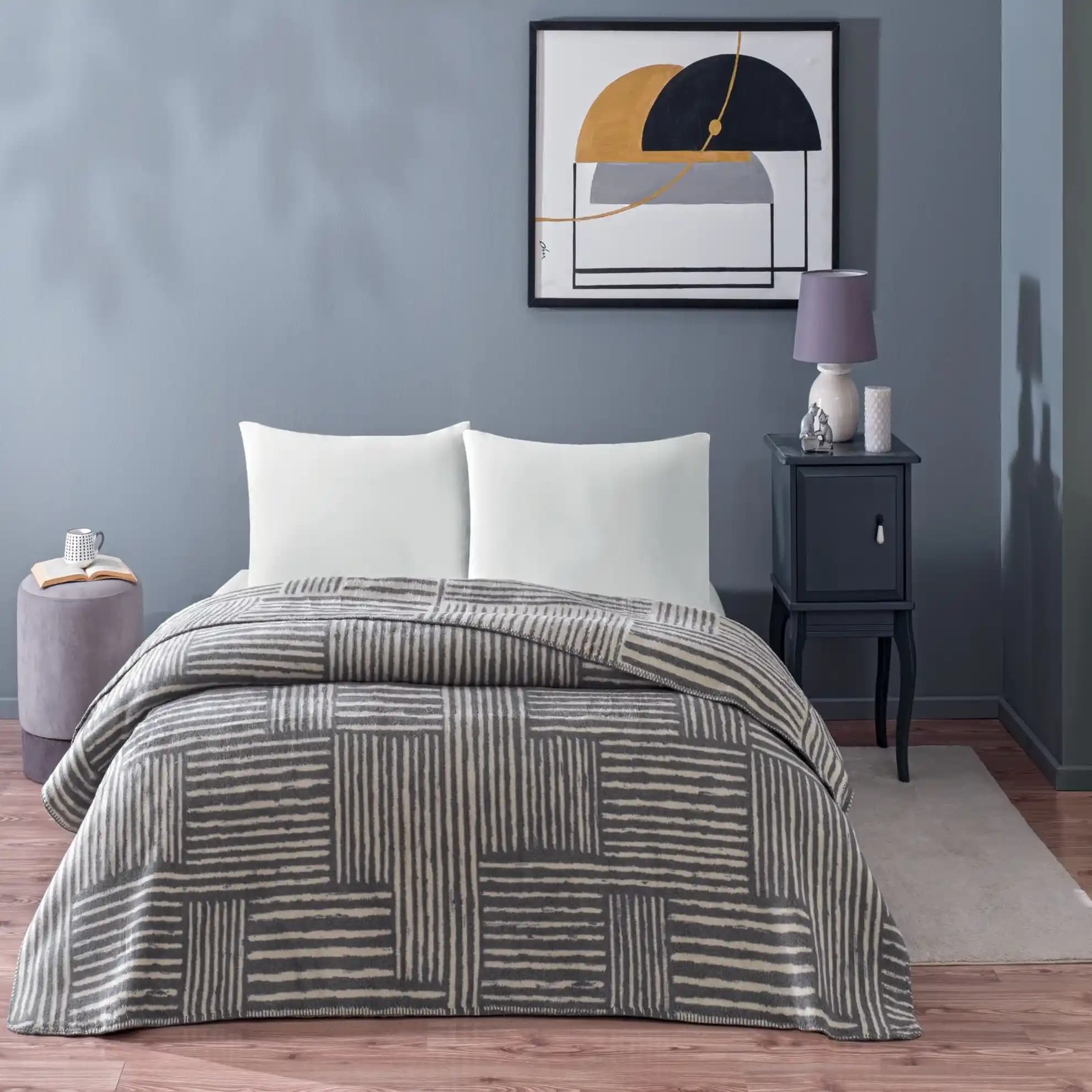 Tek Kişilik Pamuk Battaniyelerle Dekorasyonda Sıcaklık ve Estetik Çözümler