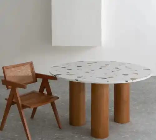 Terrazzo Masa: Modern Dekorasyonda Estetik ve Dayanıklılığı Bir Arada Sunan Seçenek