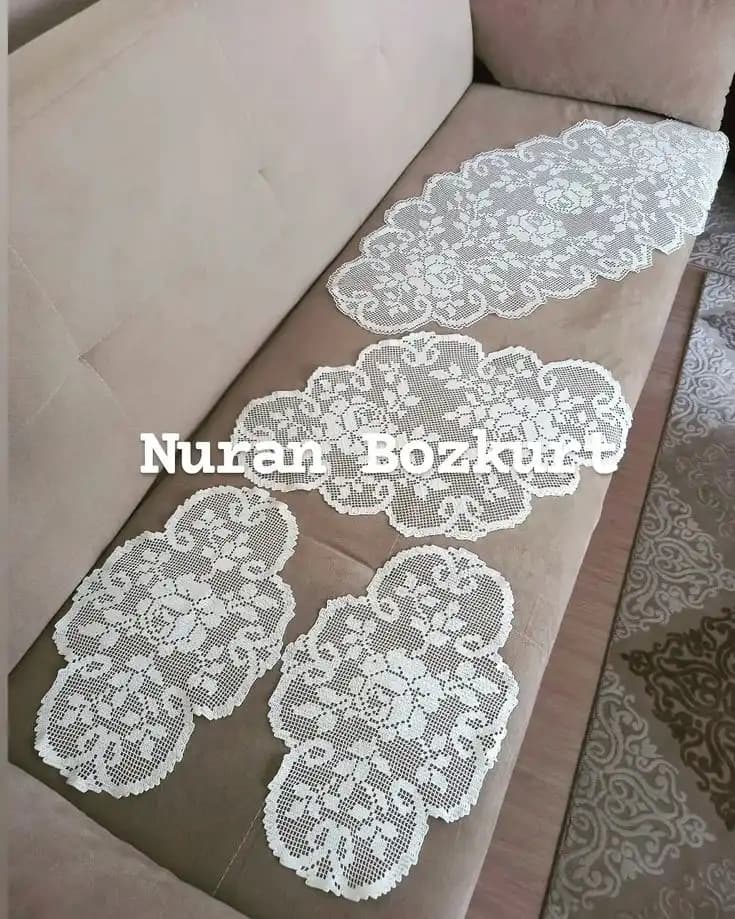 Tığ İşi Salon Takımı Örnekleri ile Dekorasyonda Zarafeti Yakala