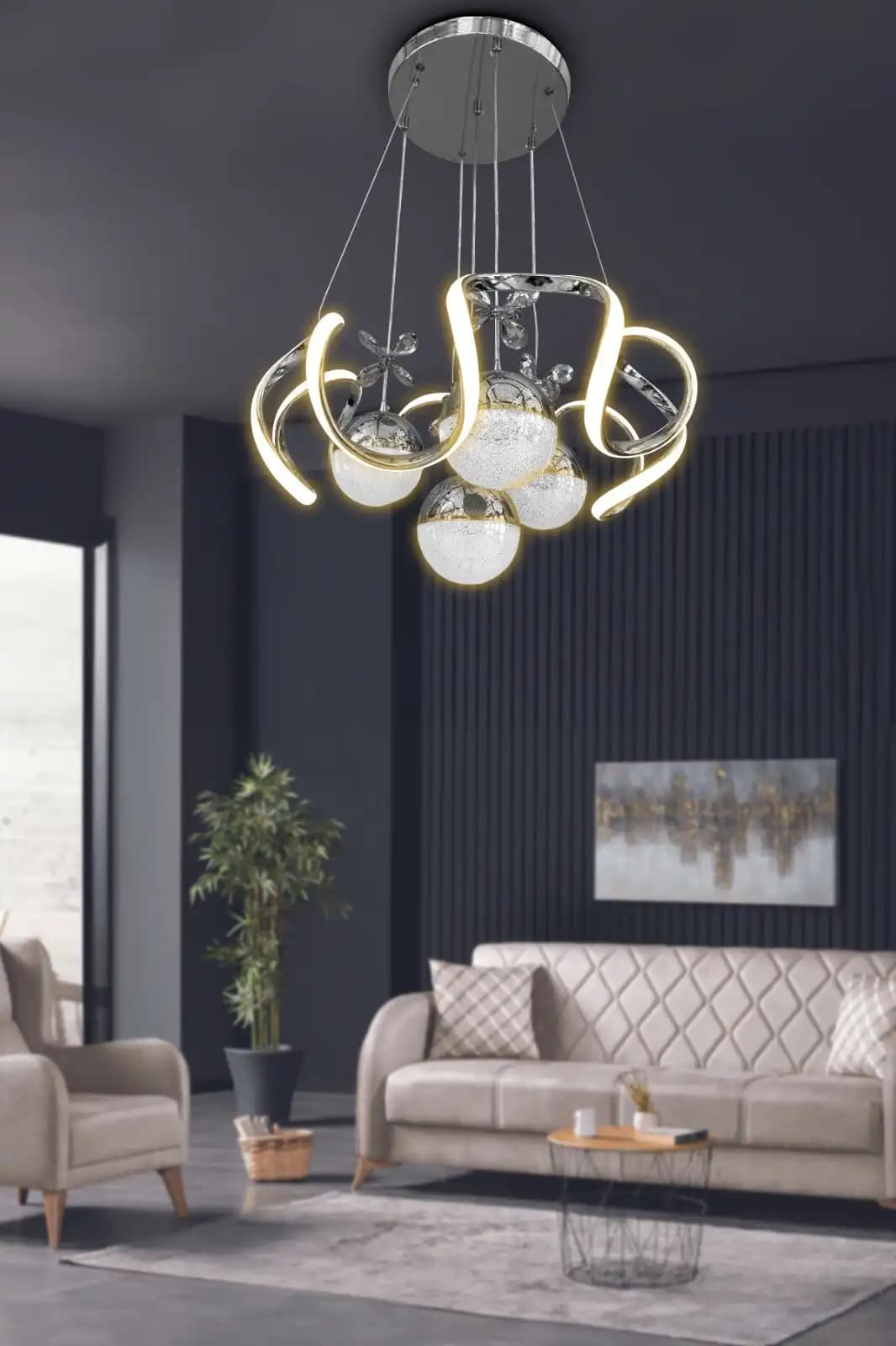 Toplu LED Avize Modelleri ile Modern ve Ekonomik İç Mekan Dekorasyonu