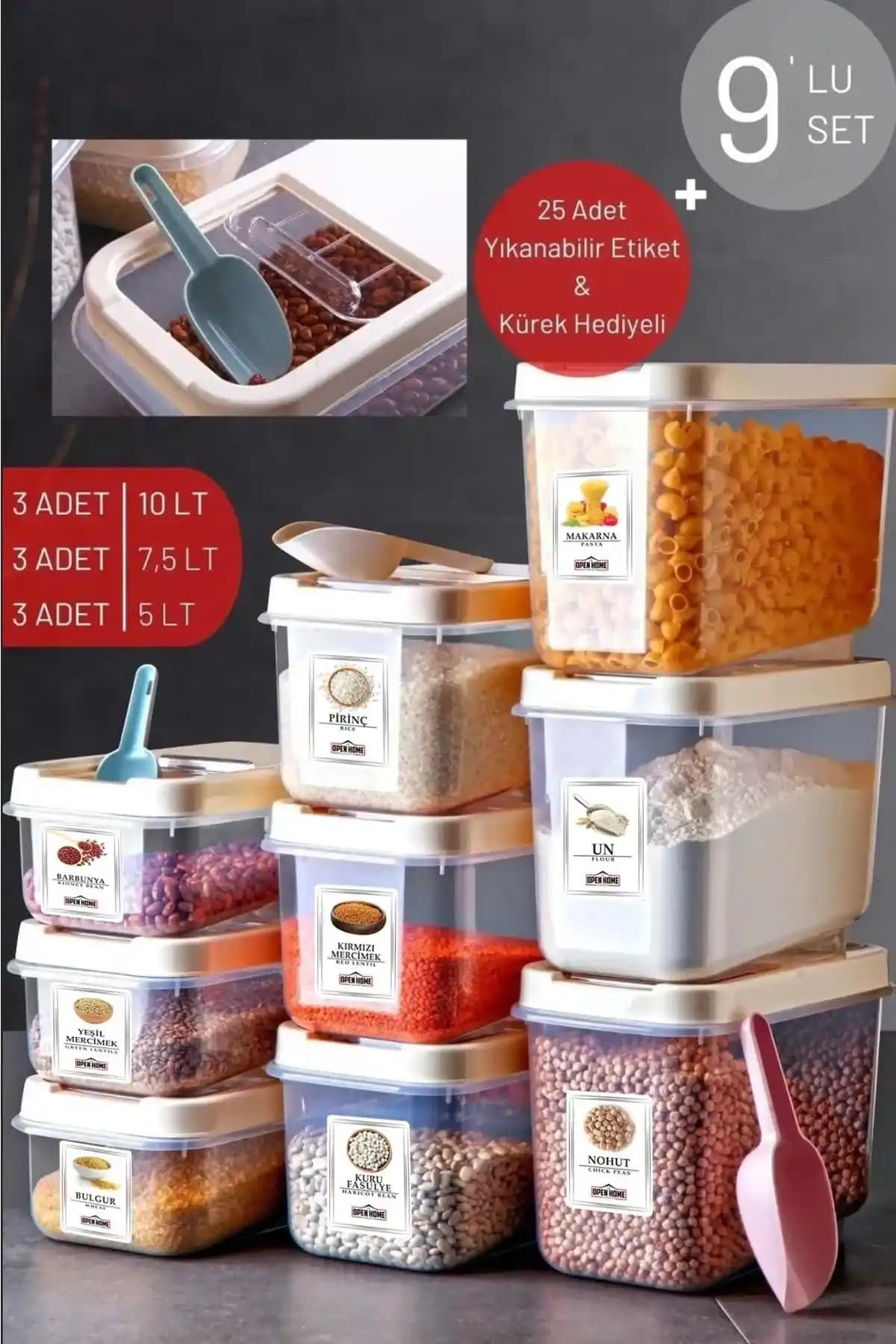 Un Saklama Kabı Seçimi ve Mutfak Dekorasyonunda Şıklık ve Fonksiyonellik