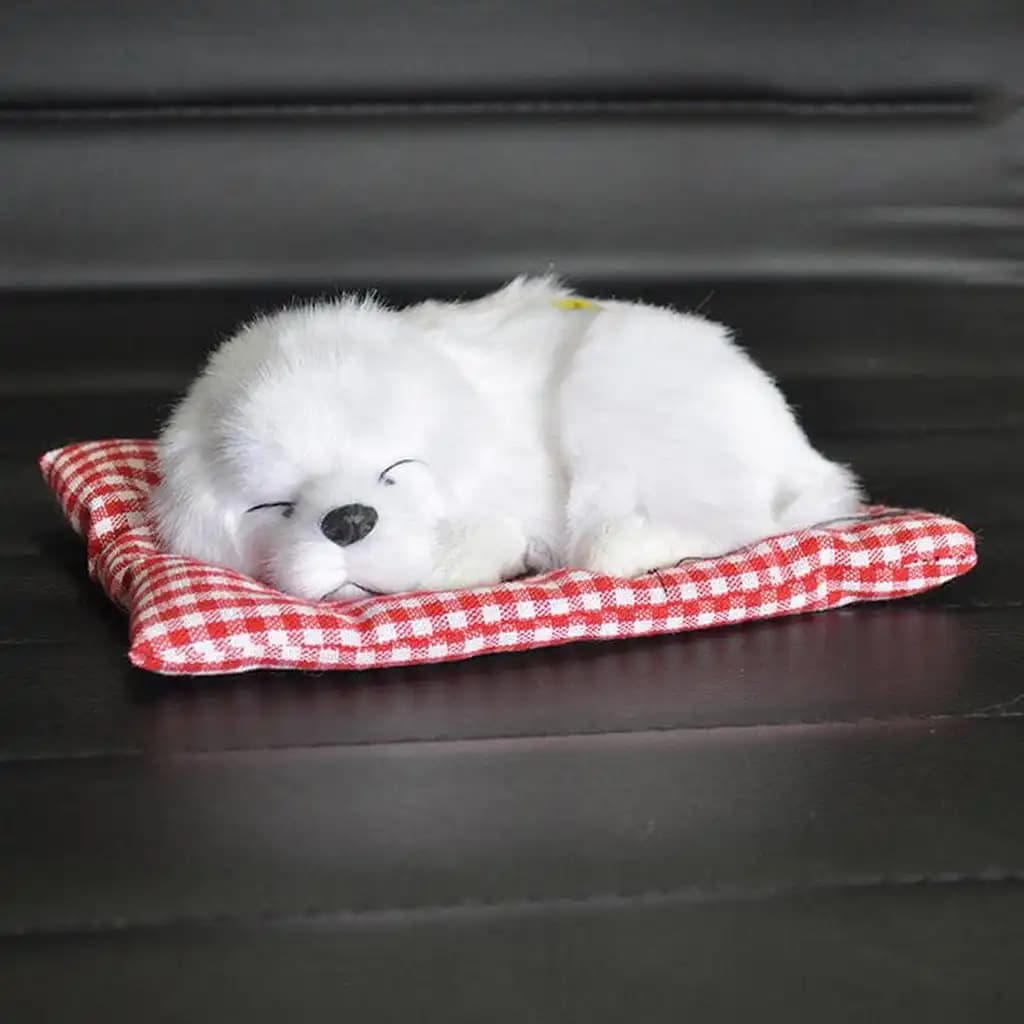 Uyuyan Köpek Oyuncaklarıyla Dekorasyonda Sıcak ve Samimi Dokunuşlar
