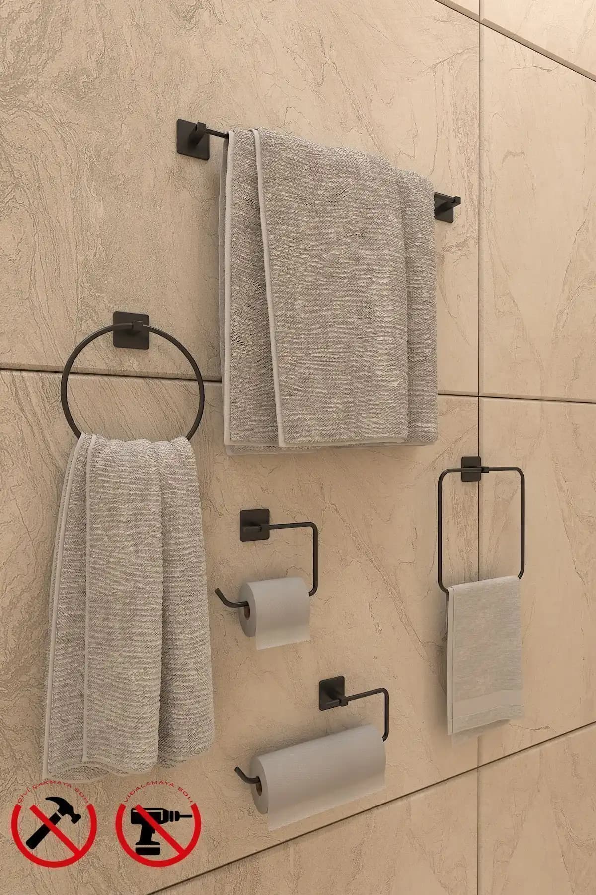 Yapışkanlı Banyo Setleri ile Modern ve Pratik Dekorasyon Çözümleri