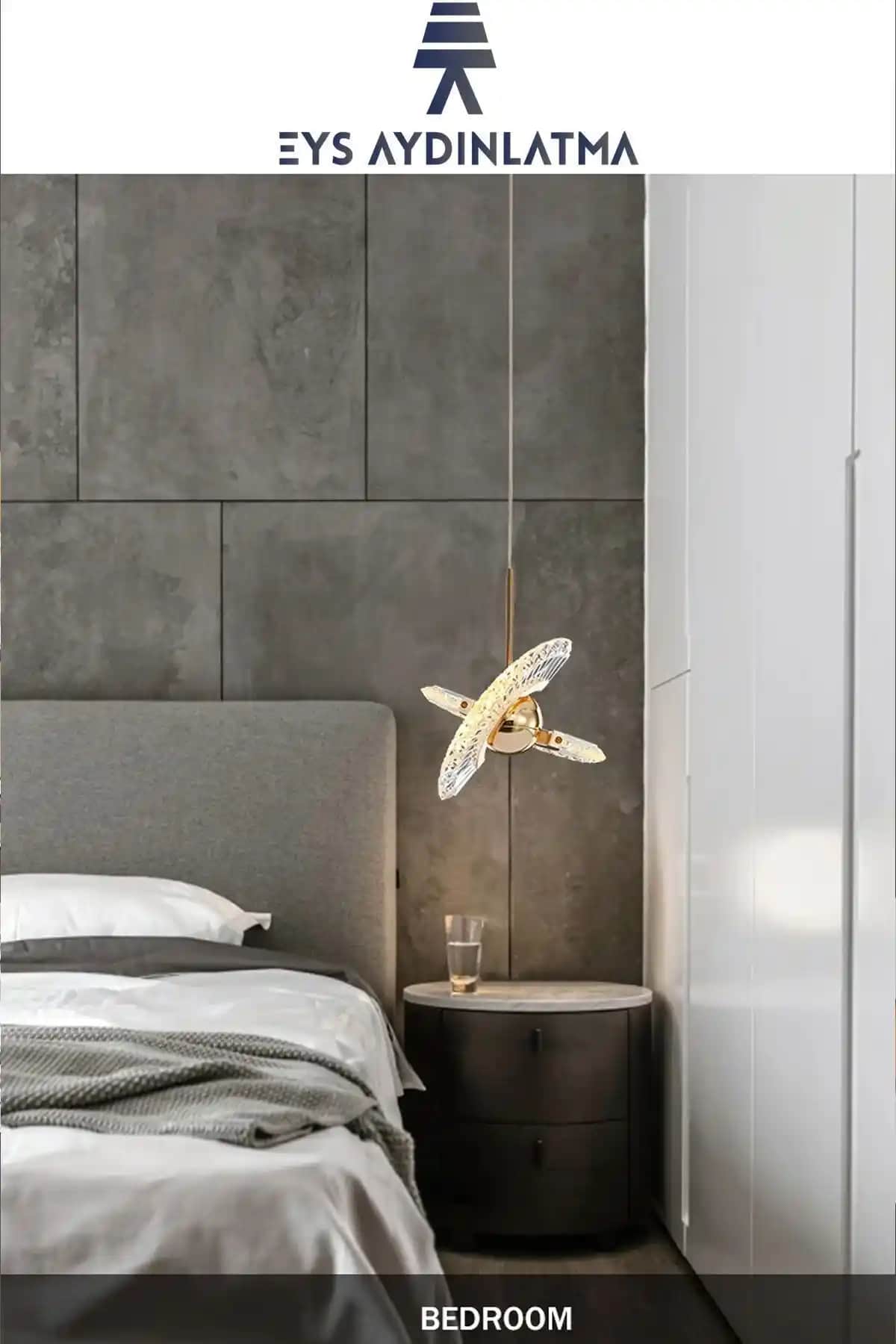 Yatak Başı Sarkıt Avize ile Şık ve Fonksiyonel Yatak Odası Dekorasyonu Rehberi