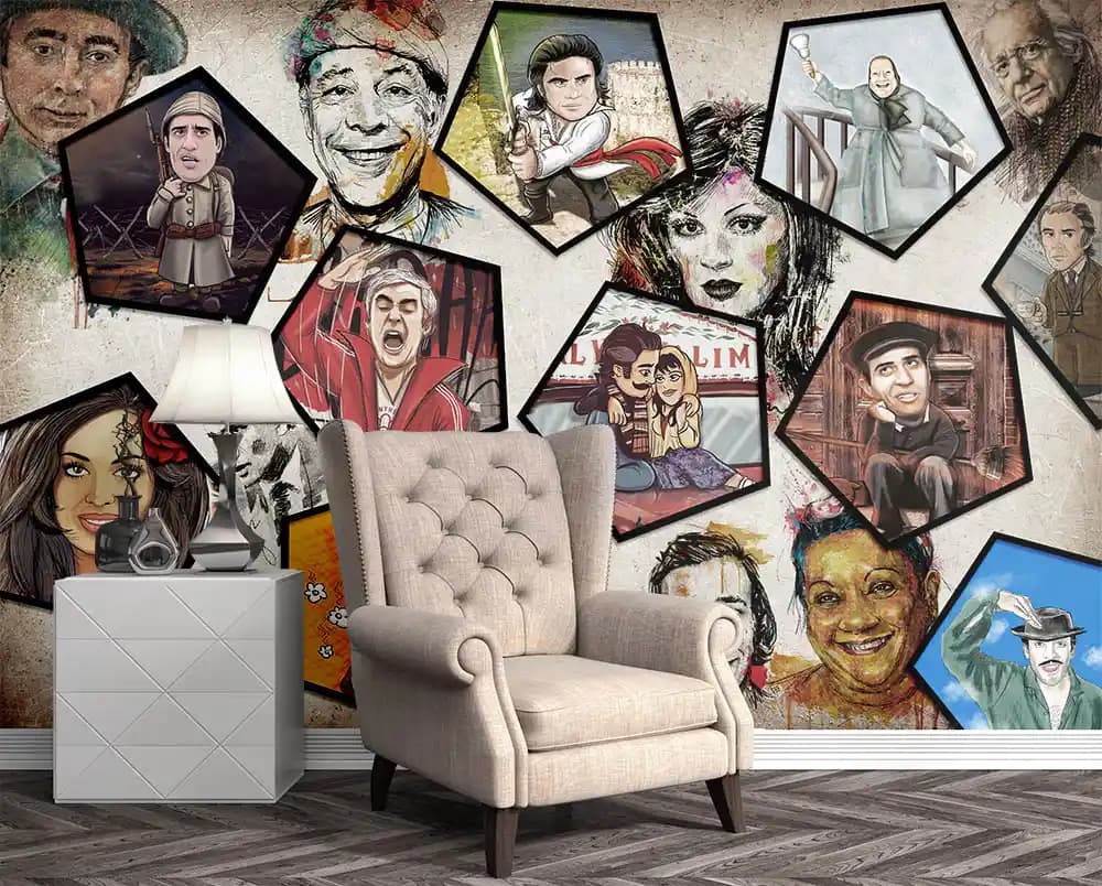 Yeşilçam Temalı Duvar Tabloları ile Nostaljik ve Estetik Dekorasyon Fırsatları