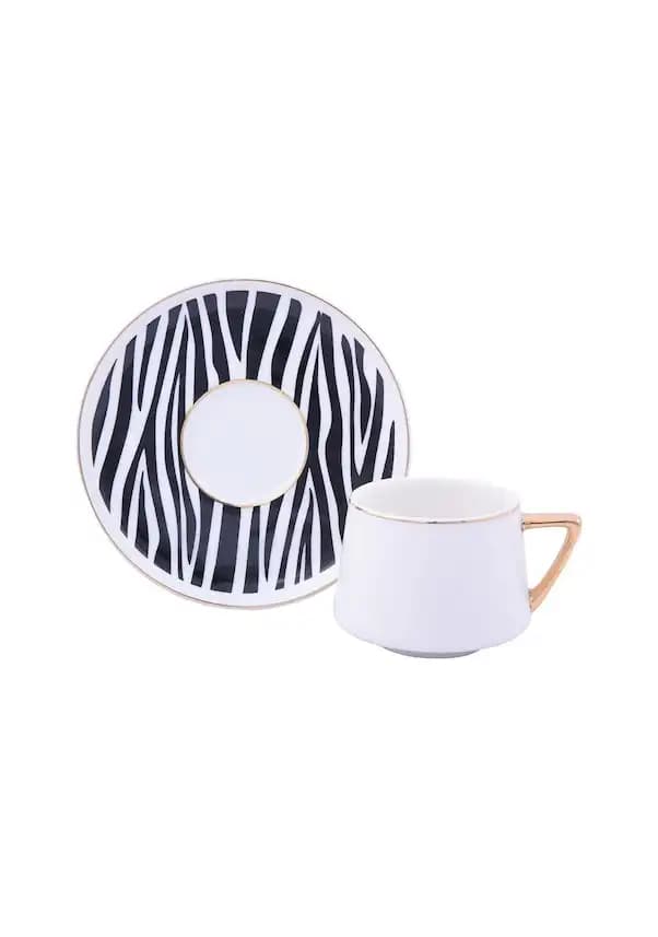 Zebra Desenli Fincan Takımı ile Dekorasyonunuza Şık ve Özgün Dokunuşlar Ekleyin