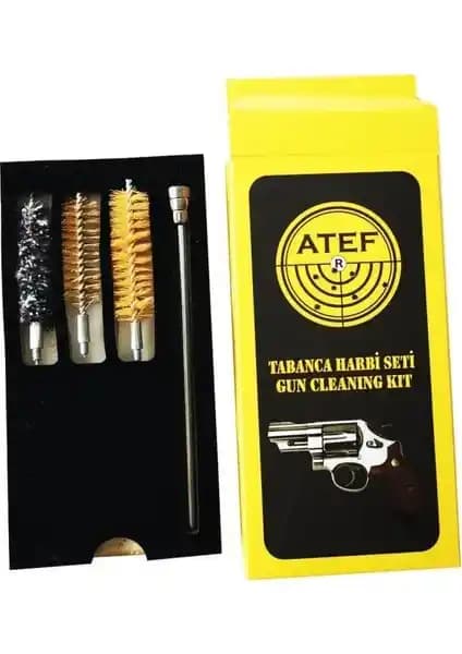 Atef 9 mm ve 7.65 mm Tabanca Temizlik Takımı: Performans ve Temizlik İçin Güçlü Çözüm