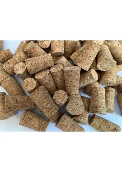 Bioonde Şarap ve Gazlı İçecekler İçin Mantar Tıpa Paketi 24 Adet
