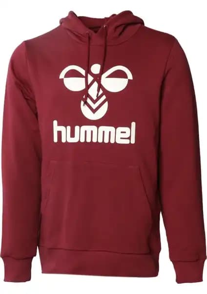 Hummel Arus Erkek Bordo Kapüşonlu Sweatshirt: Şıklık ve Konfor Sunan Modern Tasarım