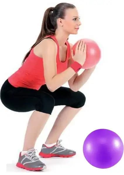 Oliva Nero Delux 20 cm Mor Pilates Topu: Denge ve Esneklik Geliştiren Spor Ekipmanı