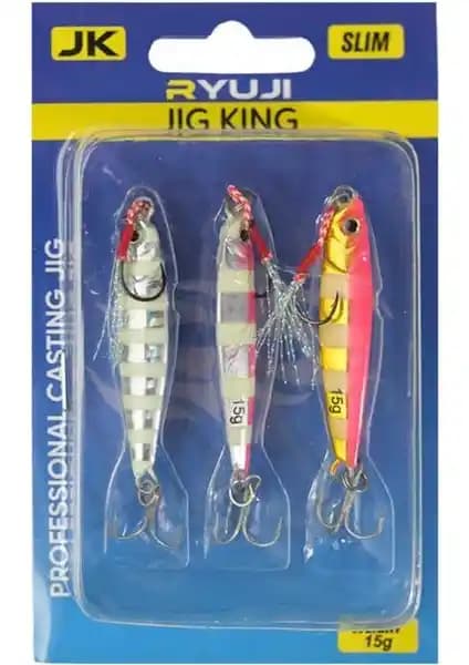 Ryuji Jig King Zebra Mix: Çok Yönlü ve Dayanıklı Balık Avı Jig Yemleri