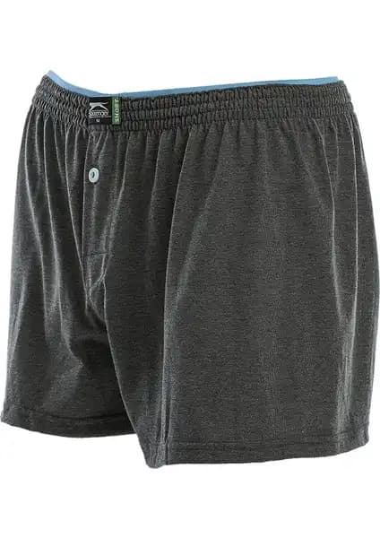 Slazenger HE Erkek Boxer Koyu Gri: Konfor ve Kalitenin Modern İç Giyim Seçeneği