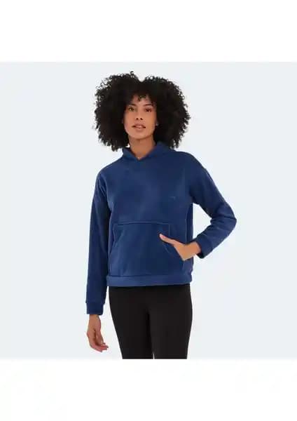 Slazenger SASSA IN Kadın Polar Indigo: Modern ve Sıcak Tutucu Kış Giyim Seçeneği