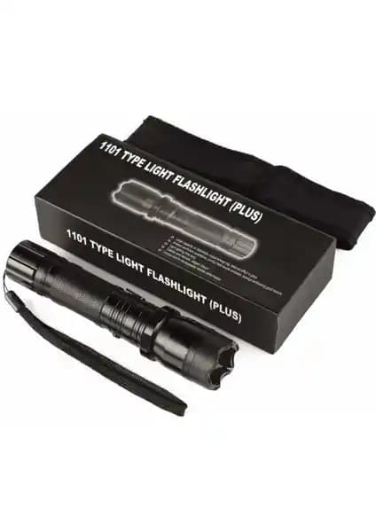 Teknotrust 1101 Type Light Flashlıght Plus Elektroşoklu Şarjlı El Feneri Güvenlik ve Aydınlatma Çözümü