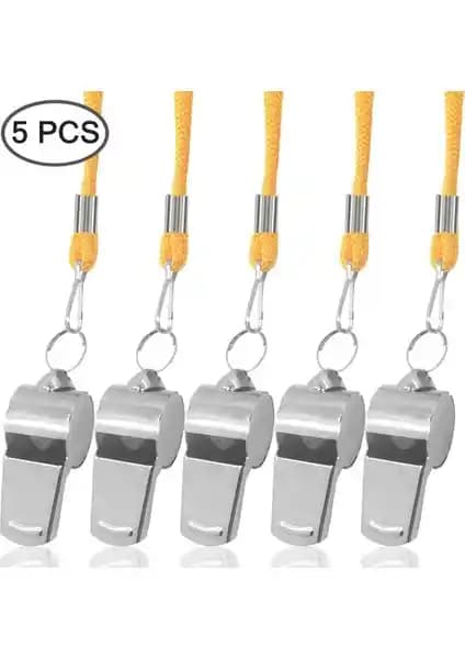 YYB Boyun Askılı Hakem Metal Düdükleri: Profesyonel ve Dayanıklı Spor Ekipmanı